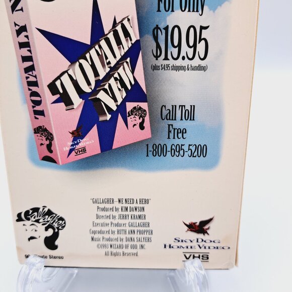 Gallagher: We Need a Hero Comedy VHS 1992 - Picture 5 of 6